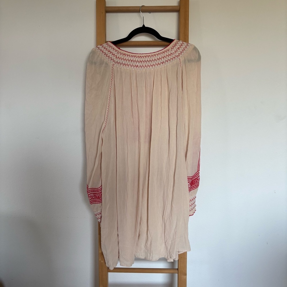 Free People Wind Willow Mini Peasant Dress - Picture 11 of 11